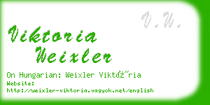 viktoria weixler business card